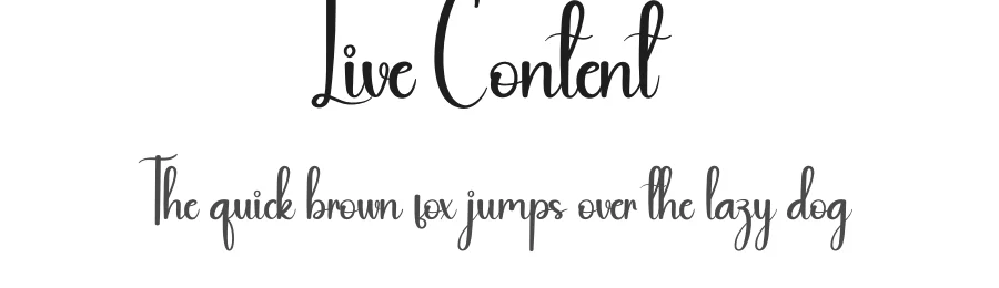 Live Content