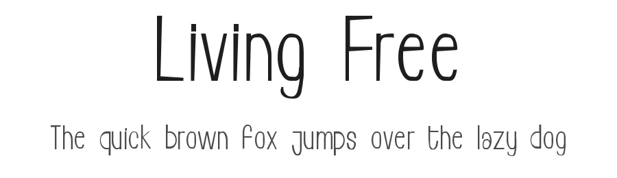 Living Free by Budiman Ramadhan — Decorative Font