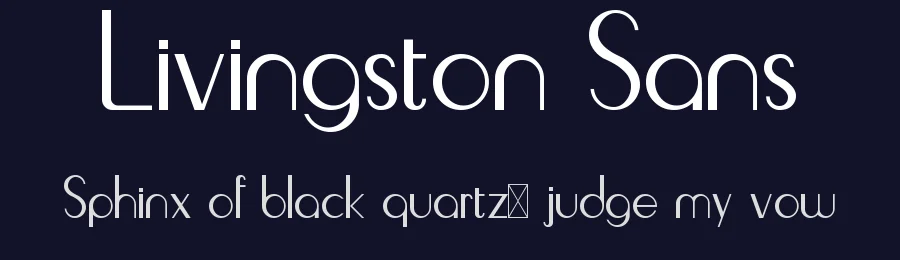 Livingston Sans by Edric Studio — Sans Serif Font — thumbnail 2