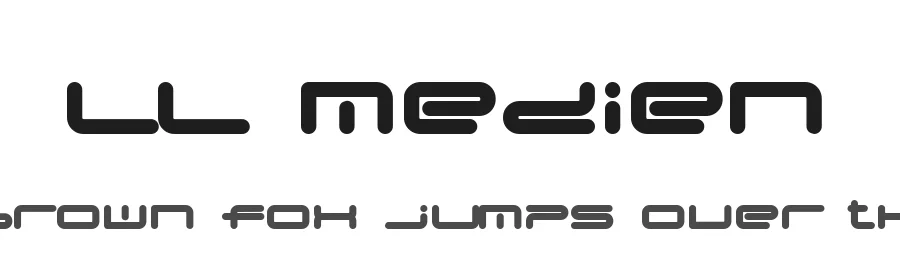 LL Medien by Markus Schröppel — Display Font