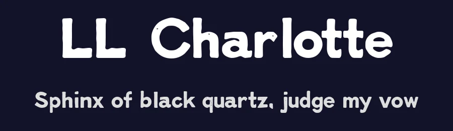 LL Charlotte by Markus Schröppel — Decorative Font — thumbnail 2