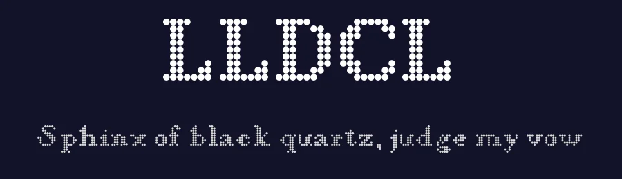 LLDCL by Markus Schröppel — Display Font — thumbnail 2