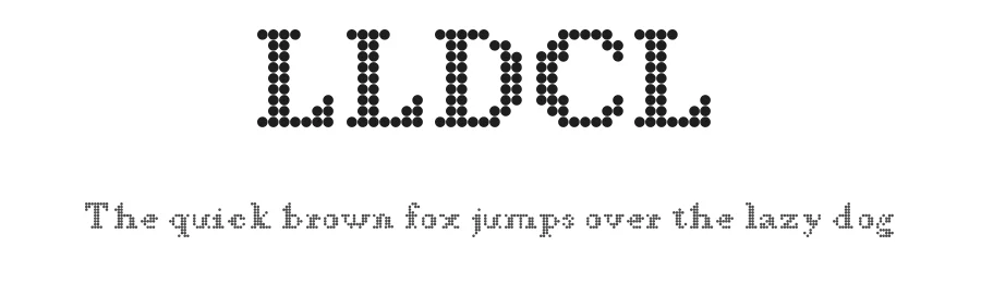 LLDCL by Markus SchrΓΆppel β Display Font