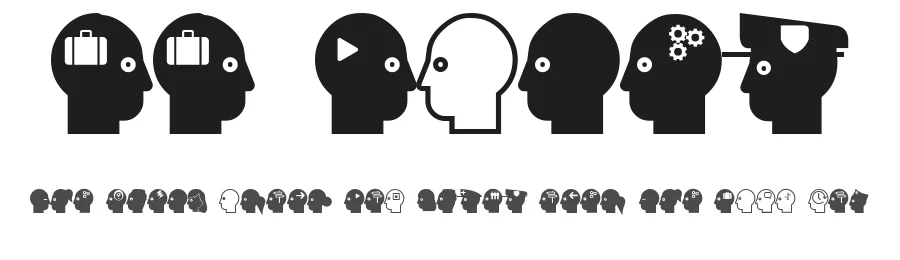 LL Faces by Markus SchrΓΆppel β Dingbats Font