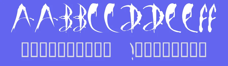 LMS Bloody Brujah by London Letters — Decorative Font — thumbnail 3