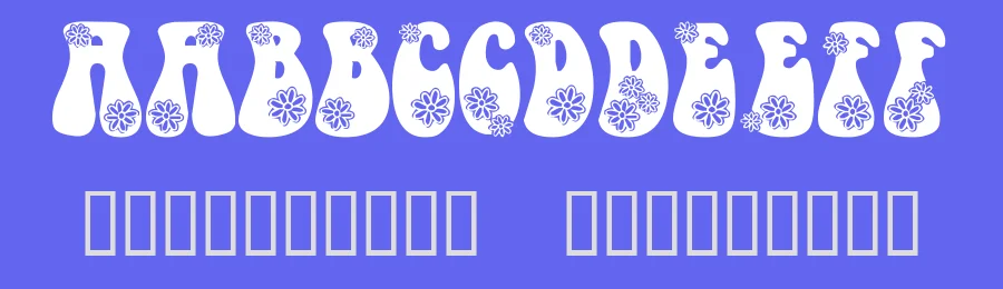 LMS Hippy Chick by London Letters — Decorative Font — thumbnail 3
