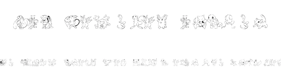 LMS Pokemon Master by London Letters — Dingbats Font