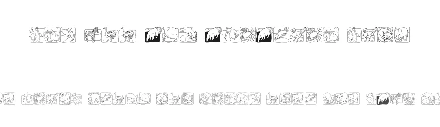 LMS Zoo and Aquarium Life by London Letters — Dingbats Font