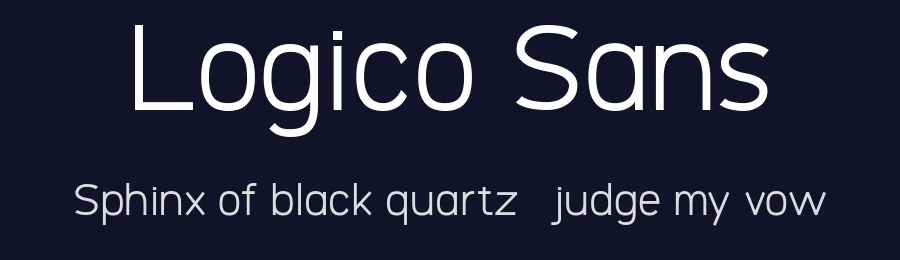 Logico Sans by Parker Creative — Sans Serif Font — thumbnail 2