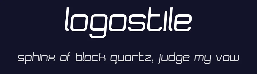 Logostile by John Merrigan — Display Font — thumbnail 2