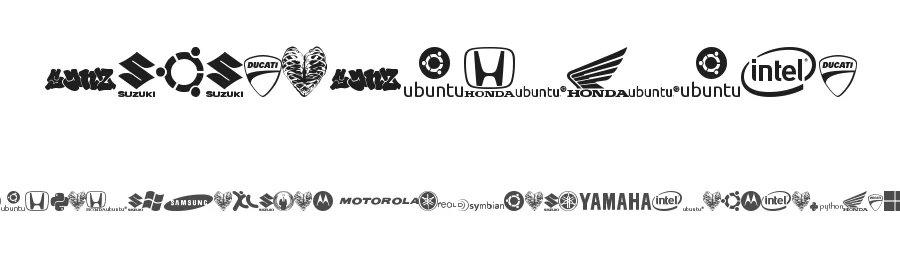 Logoz Librariez by 'Sanz Font — Dingbats Font
