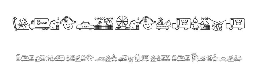 Lokinder Dingsbums by Simon — Dingbats Font