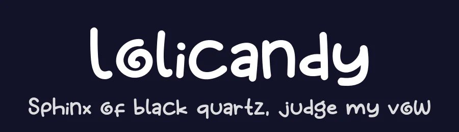 Lolicandy by Khurasan — Decorative Font — thumbnail 2