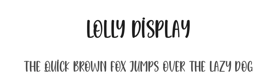 Lolly Display
