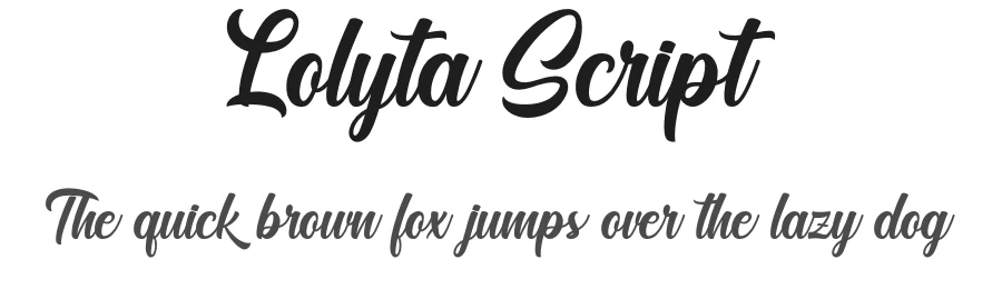 Lolyta Script