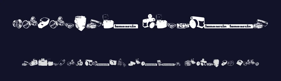 Lomonesia Dingbats by Fizzetica.id Typefoundry Indonesia — Dingbats Font — thumbnail 2