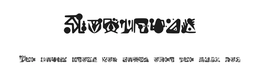 Lomtrian by Rym — Dingbats Font