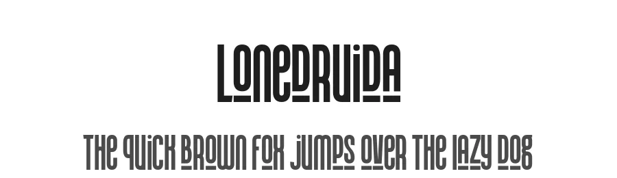 Lonedruida by Salamahtype.com — Sans Serif Font