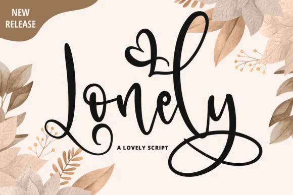 Lonely Font by Fallengraphic by Fallengraphic — Script Handwritten Font