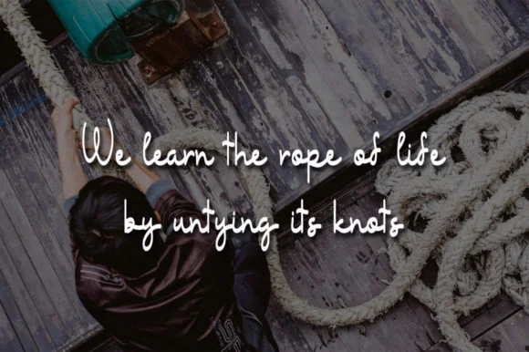 Long Rope Font by morningtimestudio — Script Handwritten Font — thumbnail 4