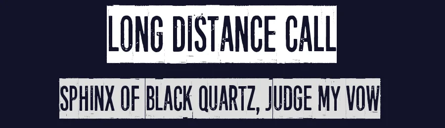 Long distance call by Juha Korhonen — Decorative Font — thumbnail 2