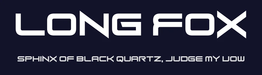 Long Fox by Chequered Ink — Display Font — thumbnail 2