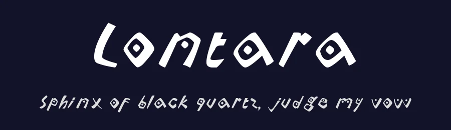 Lontara by triden works — Decorative Font — thumbnail 2