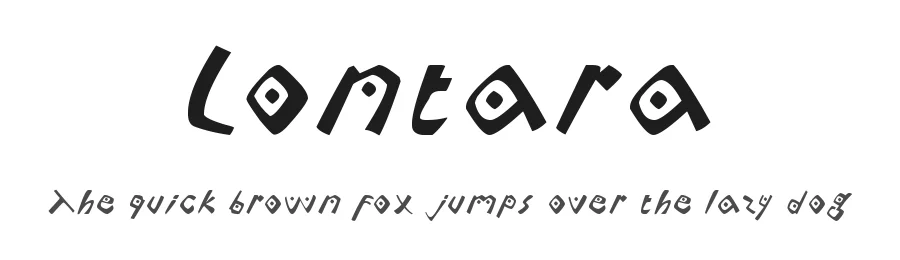 Lontara by triden works — Decorative Font