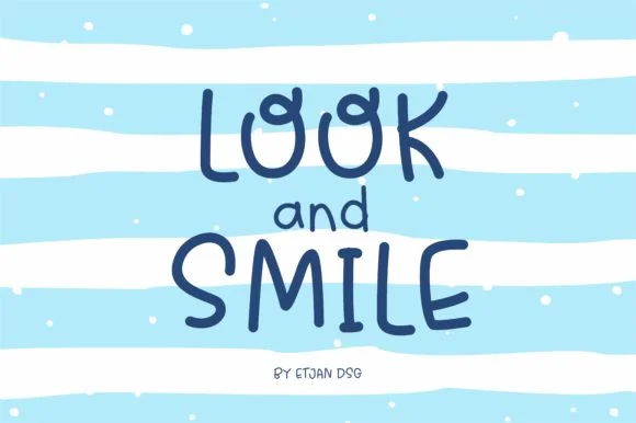 Look and Smile Font by EtjanDsgFonts — Script Handwritten Font