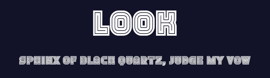 Look by Vladimir Nikolic — Decorative Font — thumbnail 2