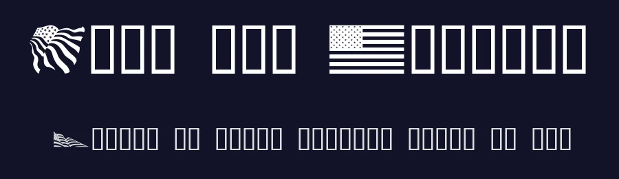 Look for America — Dingbats Font — thumbnail 2