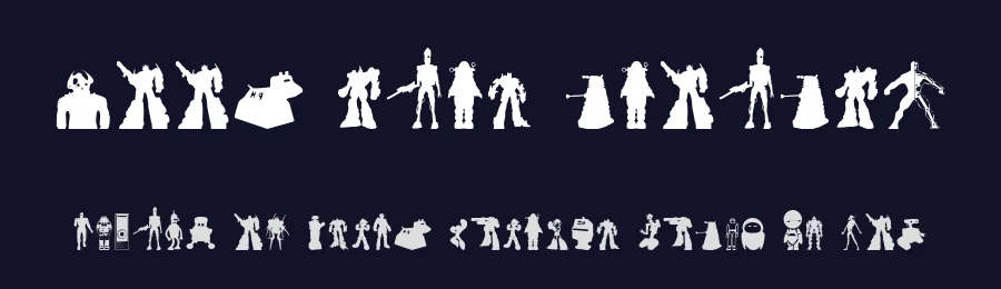 Look sir, droids! by Iconian Fonts — Dingbats Font — thumbnail 2
