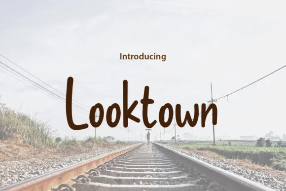 Looktown Font by da_only_aan — Script Handwritten Font