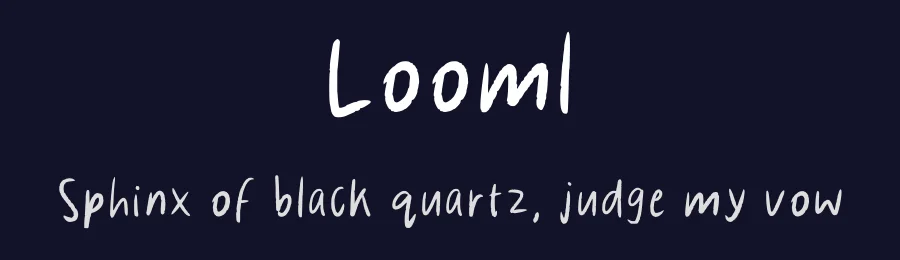 Looml by lovely ysh — Script Handwritten Font — thumbnail 2