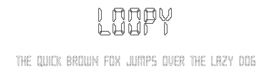 Loopy by Steve Deffeyes — Display Font
