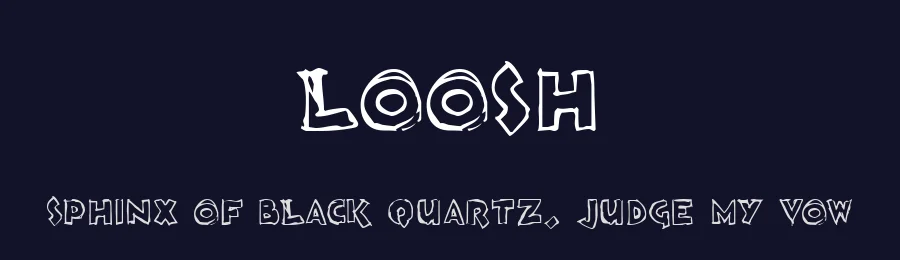 Loosh by Grudnuk — Script Handwritten Font — thumbnail 2