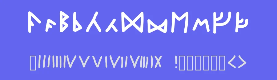 Lordrunic by Emil Fresvik — Dingbats Font — thumbnail 3