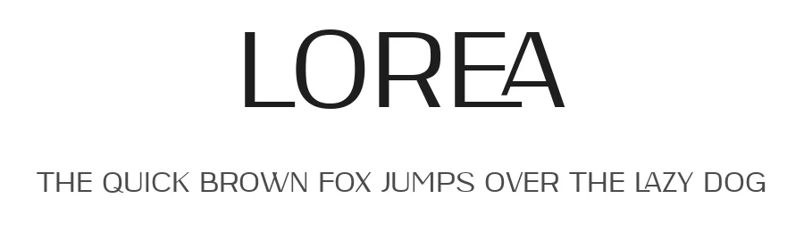 Lorea by Mytype Studio — Sans Serif Font