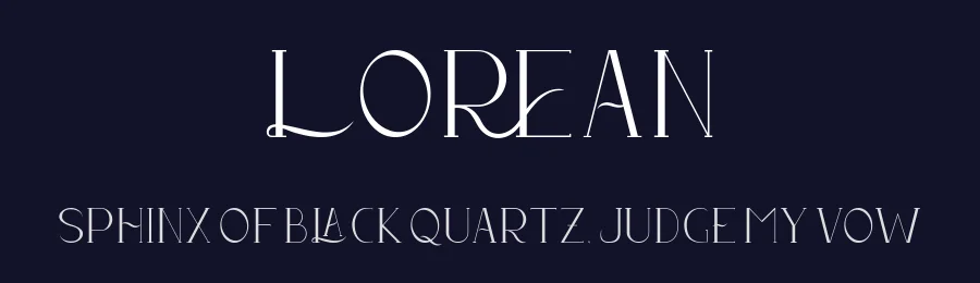 Lorean by liart type — Sans Serif Font — thumbnail 2