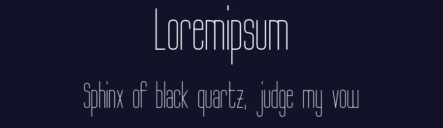Loremipsum by Matheus Coscia — Sans Serif Font — thumbnail 2