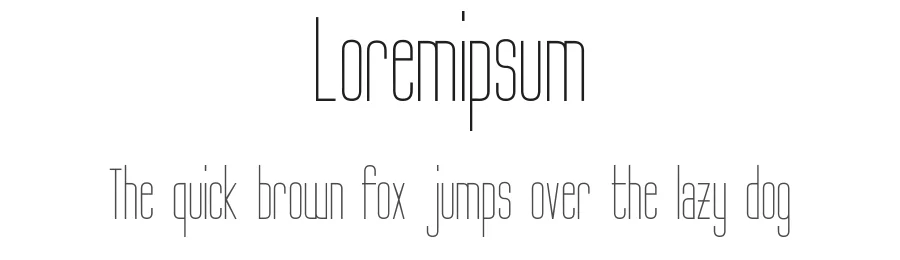 Loremipsum by Matheus Coscia — Sans Serif Font