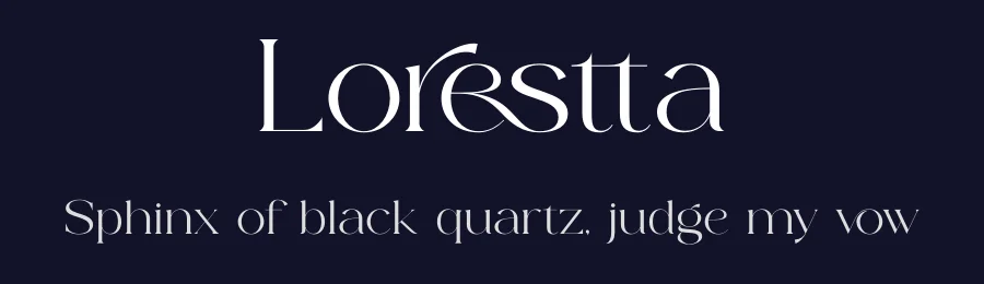 Lorestta by ToniStudio — Serif Font — thumbnail 2