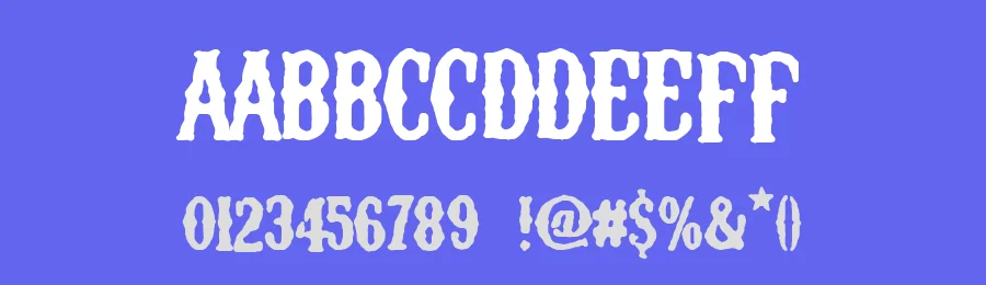 Los Chapters by Woodcutter — Decorative Font — thumbnail 3