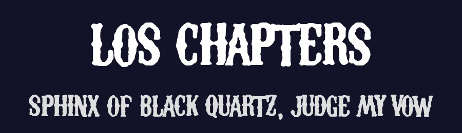 Los Chapters by Woodcutter — Decorative Font — thumbnail 2