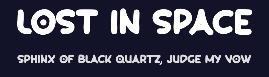 Lost In Space by Muharima Rasyid — Decorative Font — thumbnail 2