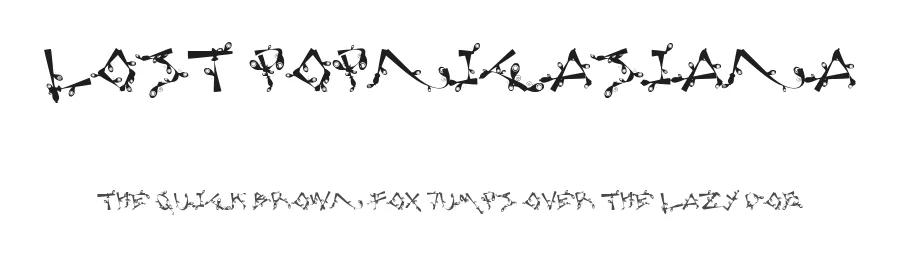 Lost Popnicasiana by Fizzetica.id Typefoundry Indonesia — Decorative Font