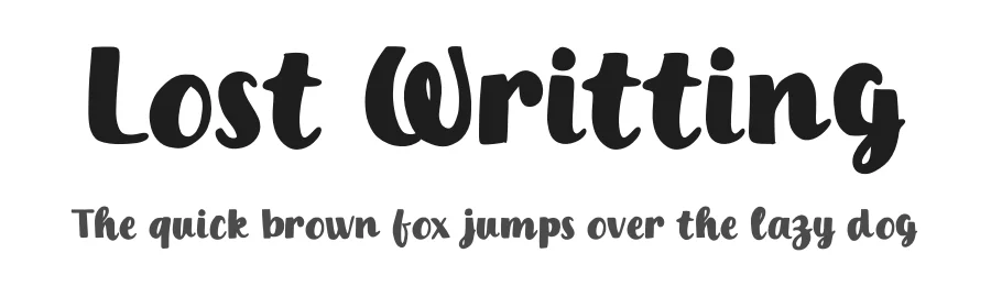 Lost Writting