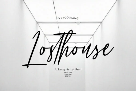 Losthouse Font by Maulana Creative — Script Handwritten Font