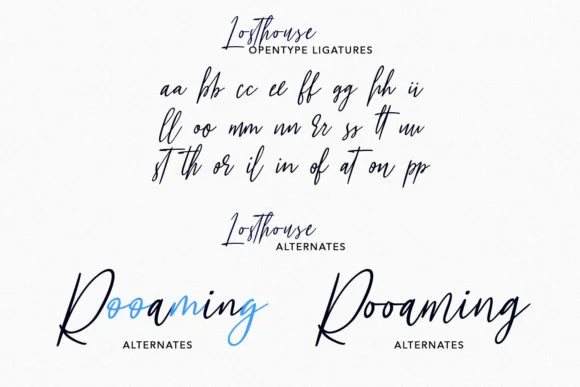 Losthouse Font by Maulana Creative — Script Handwritten Font — thumbnail 9