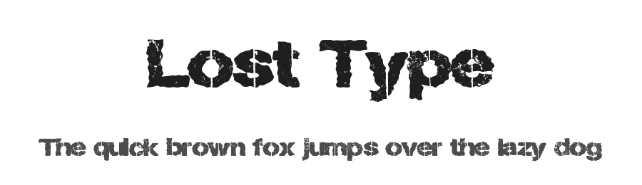 Lost Type